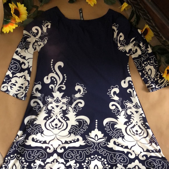 White Mark Tunic Navy Medium - Picture 12 of 13